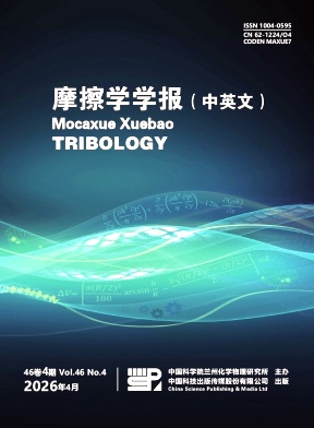 摩擦学学报(中英文)封面